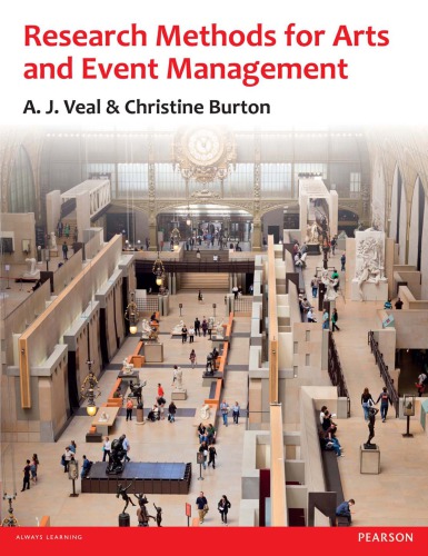 Research Methods For Arts And Event Management Veal Anthony James