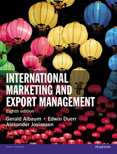 International Marketing And Export Management Eighth Edition Albaum