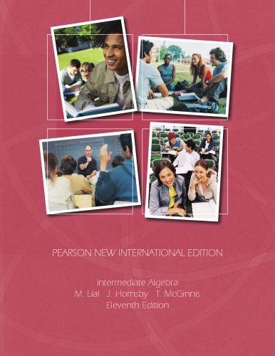 Intermediate Algebra Eleventh Edition Pearson New International Edition Hornsby