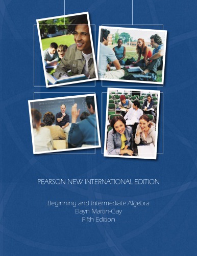 Beginning And Intermediate Algebra Fifth Editionpearson New International Edition Martingay
