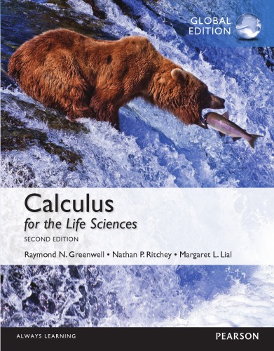 Calculus For The Life Sciences Global Editionsecond Edition Greenwell