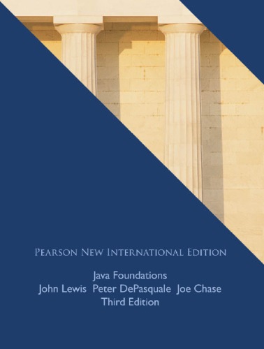 Java Foundations 3rd Ed Chase Joseph Depasquale Peter Joseph Lewis