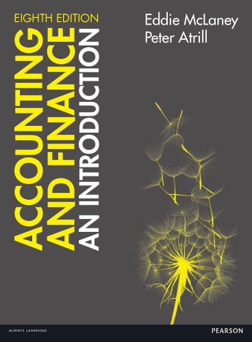 Accounting And Finance An Introduction 8th Ed Atrill Petermclaney
