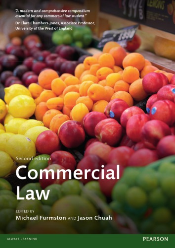 Commercial Law 2nd Ed Furmston Michael Pchuah Jason C T