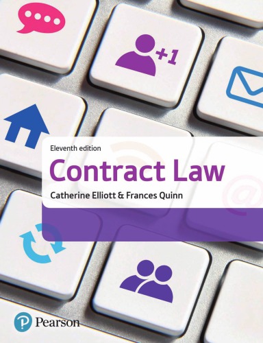 Contract Law 11th Ed Elliott Catherinequinn Francescontributor