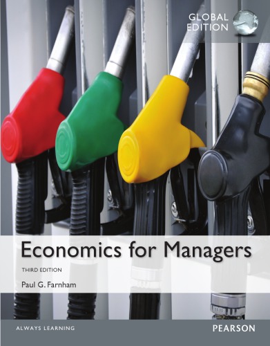 Economics For Managers Global Edition 3rd Author Paul G Farnham