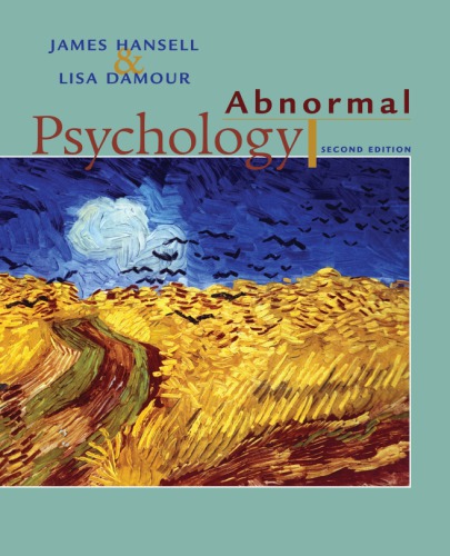 Abnormal Psychology 2nd Ed Hansell James Hdamour Lisa K
