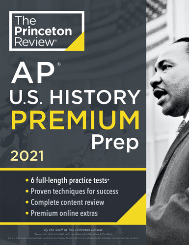 Ap Us History Premium 6 Practice Tests Complete Content Review Strategies Techniques The Princeton Review