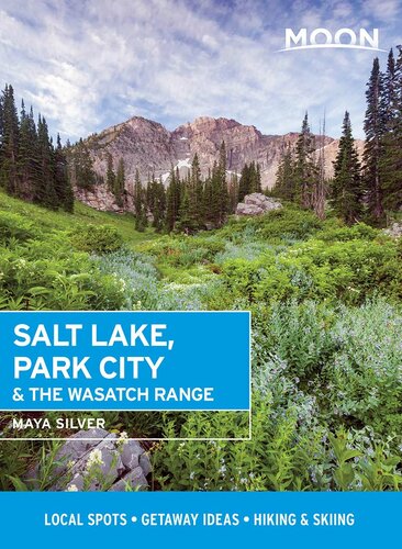 Moon Salt Lake Park City The Wasatch Range Maya Silver