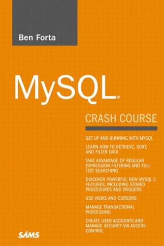 Mysql Crash Course Includes Index Forta Ben