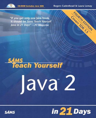 Sams Teach Yourself Java 2 In 21 Days 4th Ed Cadenhead Rogerslemay
