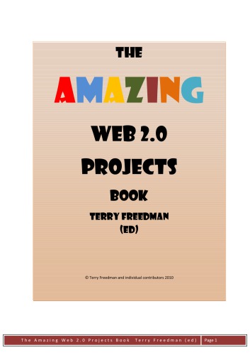 The Amazing Web 20 Projects Book Terry Freedman Ltd Freedman