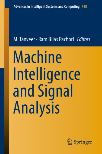Machine Intelligence And Signal Analysis Tanveer Meditorpachori