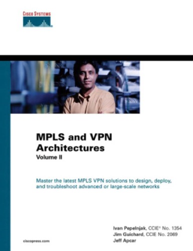 Mpls And Vpn Architectures Volume Ii 642611 Apcar Jeff Guichard