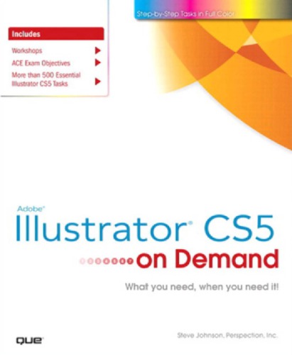 Adobe Illustrator Cs5 On Demand Perspection Inc Johnson Steve
