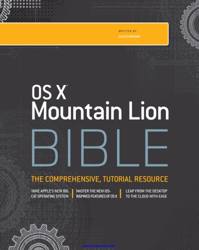 Os X Mountain Lion Bible Gruman Galen