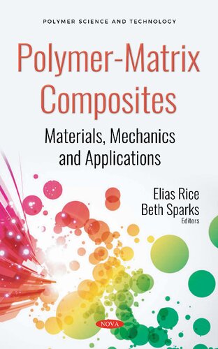 Polymermatrix Composites Materials Mechanics And Applications Beth Sparks