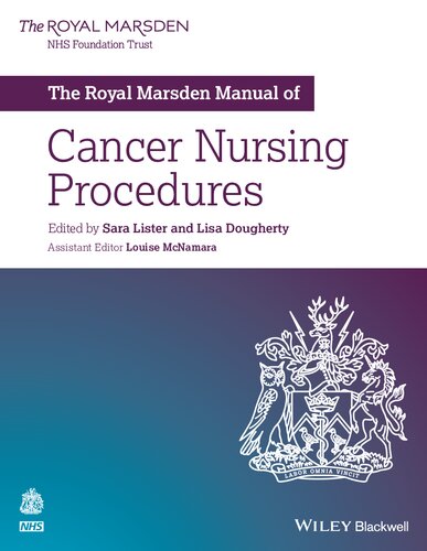 The Royal Marsden Manual Of Cancer Nursing Procedures Sara Lister