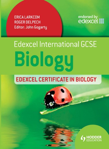 Edexcel International Gcse And Certificate Biology Students Book Edexcel Organization Delpech