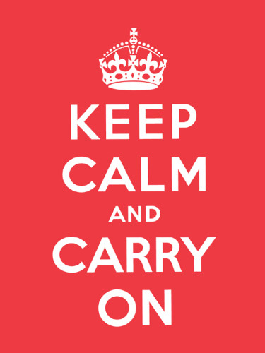 Keep Calm And Carry On Good Advice For Hard Times Ebury Press