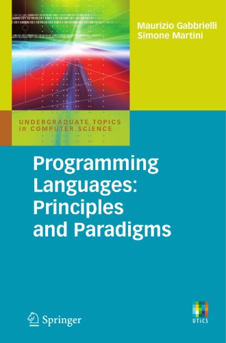 Programming Languages Principles And Paradigms Gabbrielli Mauriziomartini