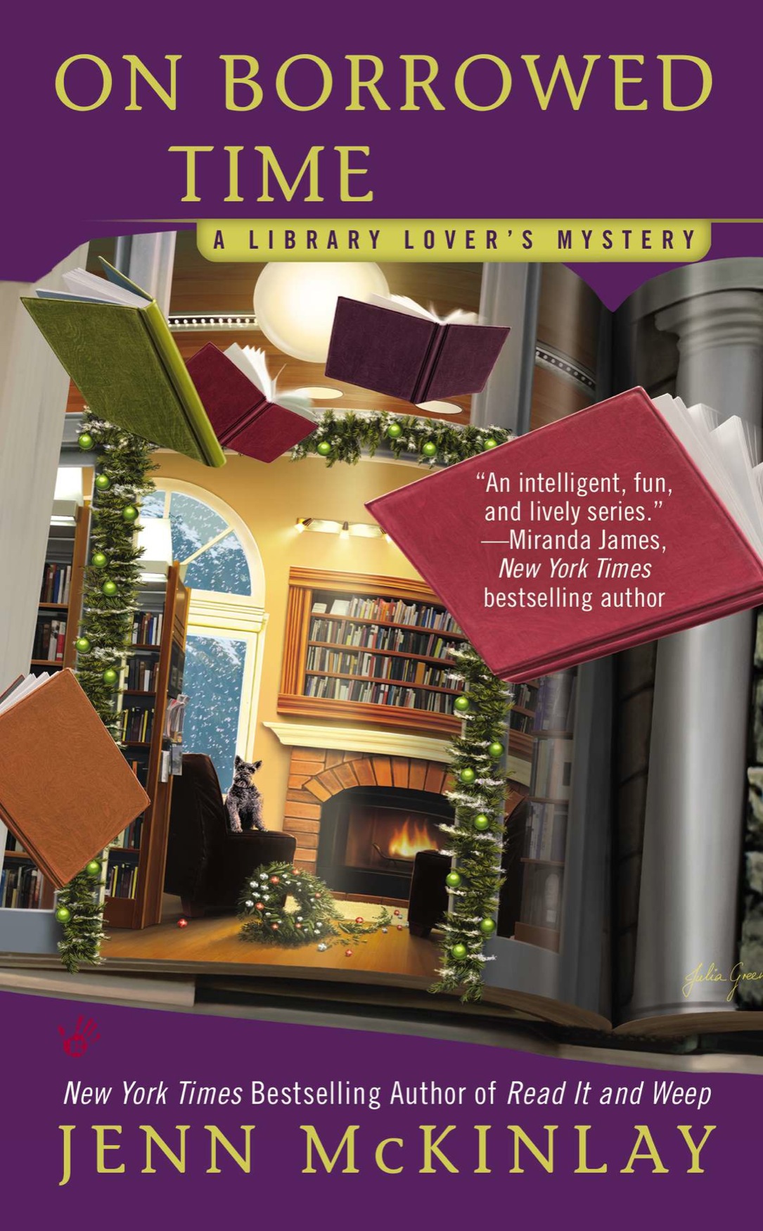 On Borrowed Time Library Lovers Mystery 5 Jenn Mckinlay
