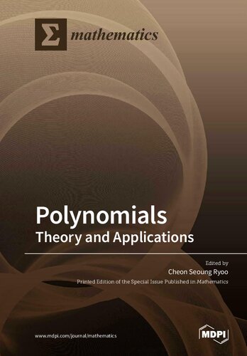 Polynomials Theory And Applications Cheon Seoung Ryoo Editor