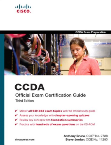 Ccda Official Exam Certification Guide Exam 640863 3rd Ed Bruno