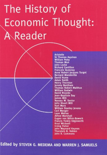 The History Of Economic Thought A Reader 1st Edition Samuels