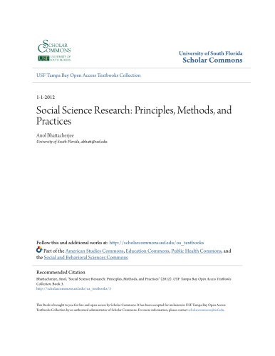 Social Science Research Principles Methods And Practices Open Textbook Library