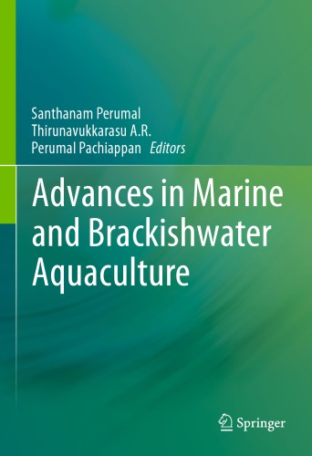 Advances In Marine And Brackishwater Aquaculture Perumal Santhanameditorr