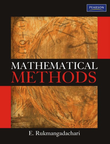 Mathematical Methods Rukmangadachari E
