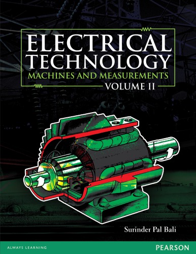 Electrical Technology Volume Ii Machines And Measurements Bali