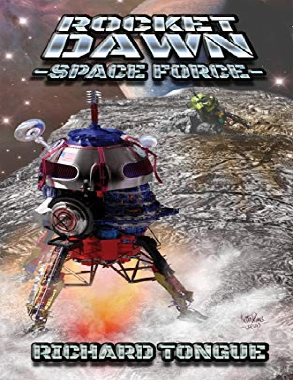 Space Force Rocket Dawn Richard Tongue