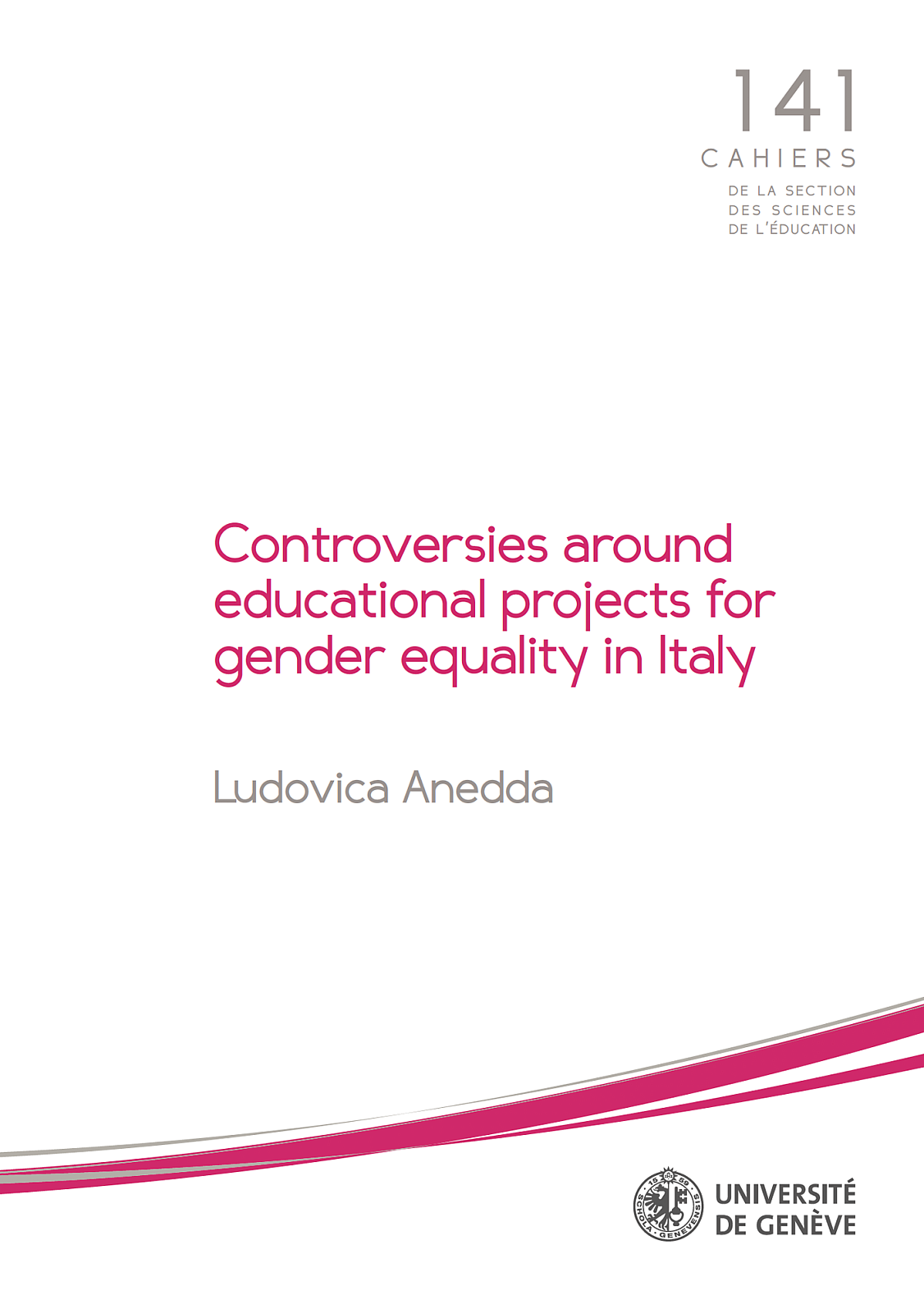 Controversies Around Educational Projects For Gender Equality In Italy Ludovica Anedda