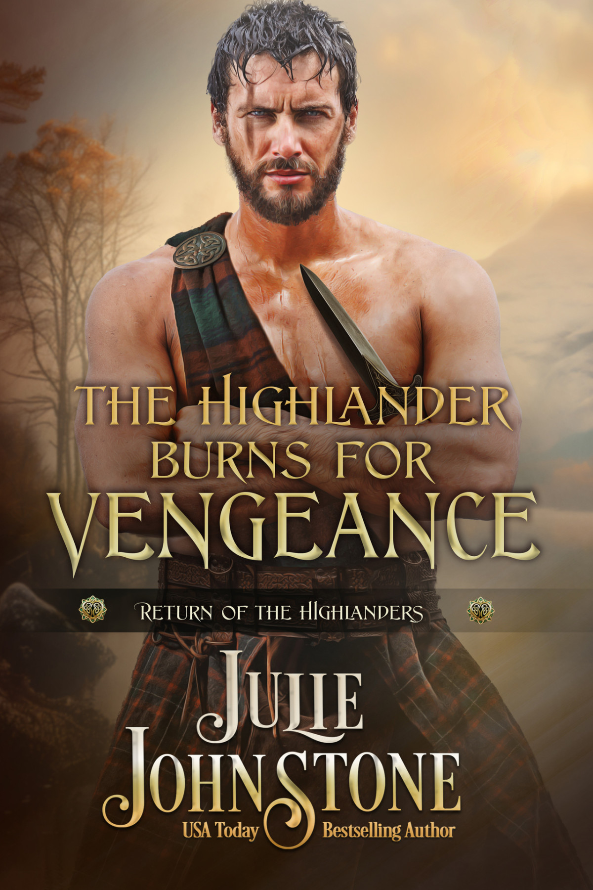 The Highlander Burns For Vengeance Return Of The Highlanders Book 3 Julie Johnstone