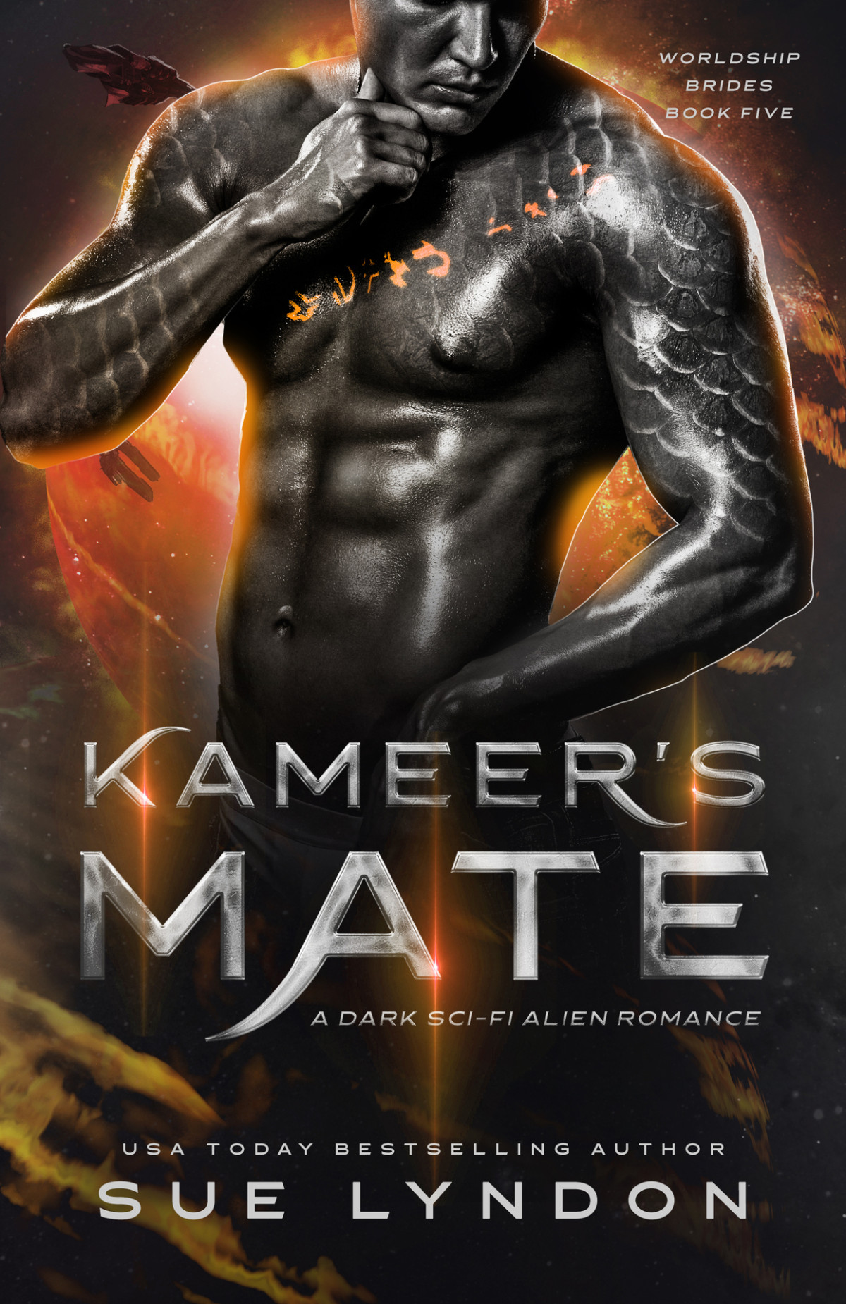 Kameers Mate A Dark Scifi Alien Romance Worldship Brides Book 5 Sue Lyndon