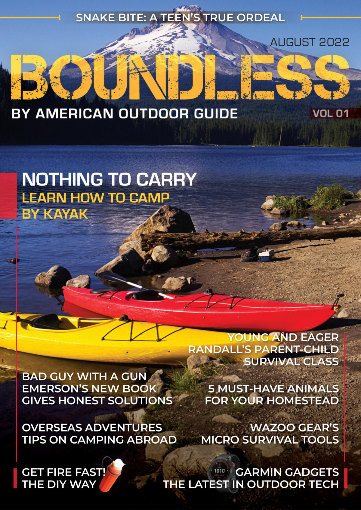 American Outdoor Survival Guide 2022 8 Boundless 1st Edition Multiple Authors