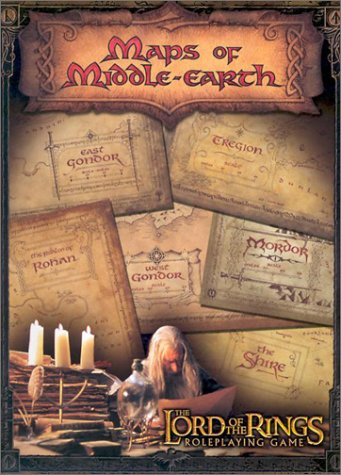 Maps Of Middle Earth The Lord Of The Rings Roleplaying Game Daniel Reeve