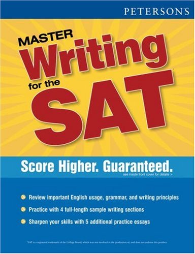 Petersons Master Writing For The Sat Original Petersons