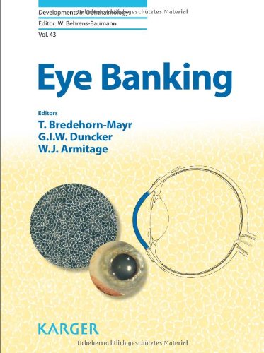 Eye Banking Developments In Ophthalmology Vol 43 1st Edition T Bredehornmayr