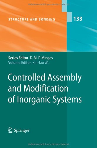 Controlled Assembly And Modification Of Inorganic Systems 1st Edition Qisheng Lin