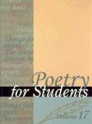 Poetry For Students Volume 17 Vol 1 David Galens