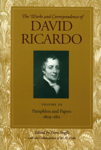 Pamphlets And Papers 18091811 Vol 3 David Ricardo