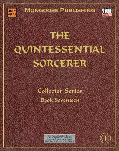 The Quintessential Sorcerer Dungeons Dragons D20 Fantasy Roleplaying Ian Sturrock