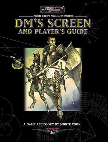 Sword Sorcery Dms Screen And Players Guide Arcana Unearthed Game Accessory Monte Cook