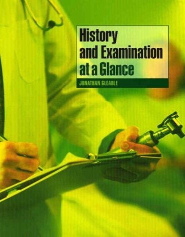 History And Examination At A Glance Jonathan Gleadle