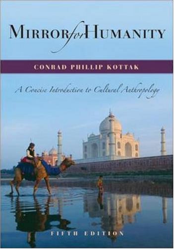 Mirror For Humanity A Concise Introduction To Cultural Anthropology Fifth Edition 5th Edition Conrad Phillip Kottak