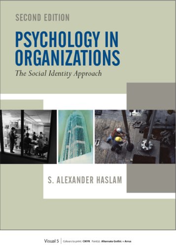 Psychology In Organizations 2nd Dr S Alexander Haslam