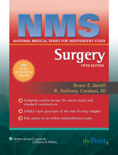 Nms Surgery National Medical Series For Independent Study Fifth Bruce E Jarrell